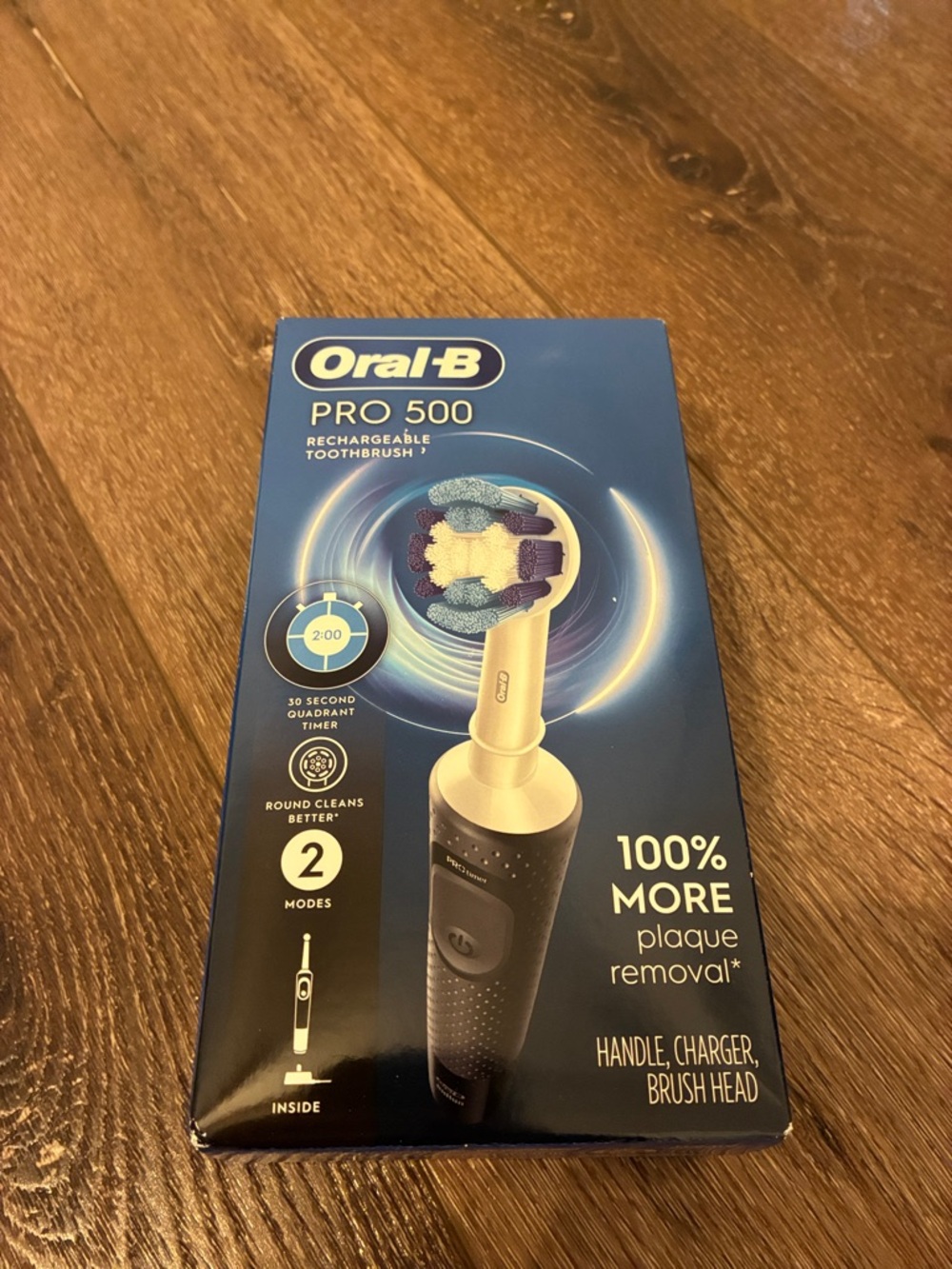 Oral-B PRO 500 Electric Toothbrush - Black New